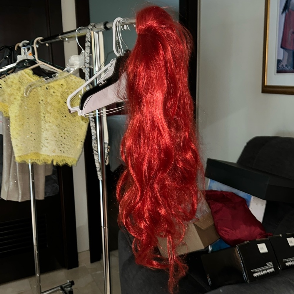 Red Little Mermaid Wig